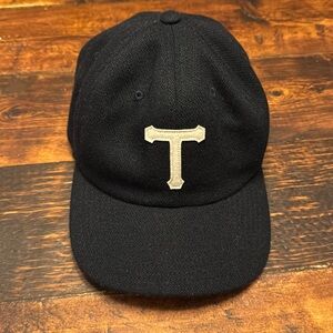 Navy and White Tavik T Adjustable Snapback Hat